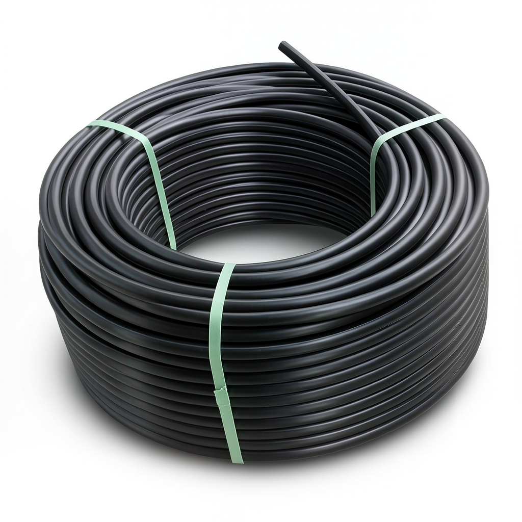 لفة أنابيب HDPE ضغط 15.6 بار PE 100 قطر خارجي 20 مم SDR 9 لون أسود