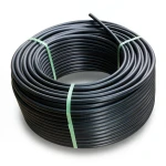 HDPE Plastic Coil Pipe PN 15.6 Bar PE 100 OD 40 mm SDR 9 Black