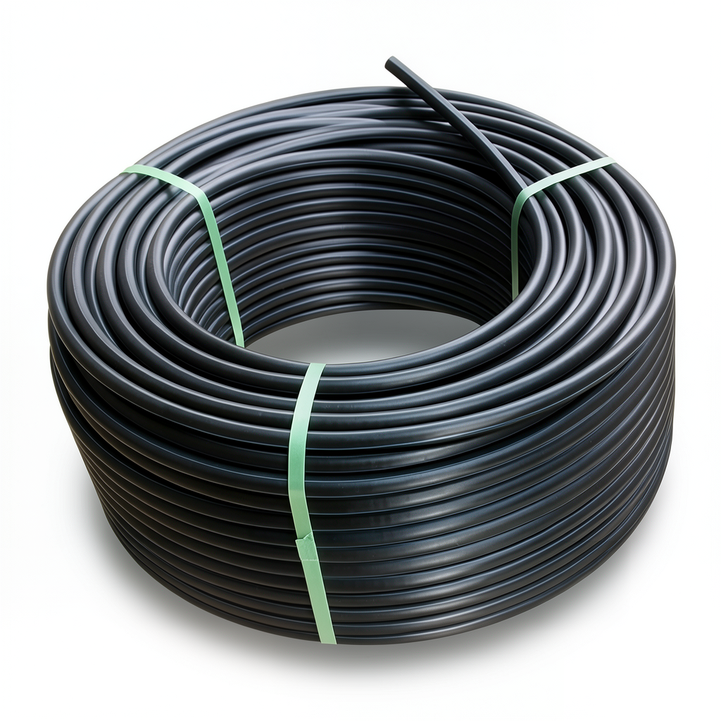 HDPE Plastic Coil Pipe PN 15.6 Bar PE 100 OD 40 mm SDR 9 Black
