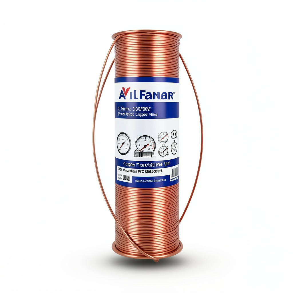 Copper Flexible Wire 0.5mm2, 300/500V, PVC Insulation, 300ft Length | Al Fanar