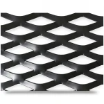 Hot Rolled Black Steel Expanded Metal Mesh Thickness 1.5 mm Width 1.22 m Length 2 m