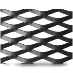 Hot Rolled Black Steel Expanded Metal Mesh 1.5 mm Thickness 4m Length 1.22m Width