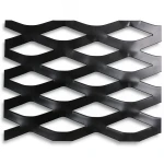 Hot Rolled Black Steel Expanded Metal Mesh Thickness 1.5 mm Width 1.22 m Length 6 m