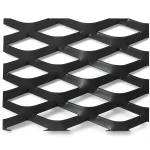 Hot Rolled Black Steel Expanded Metal Mesh 1.5 mm Thickness 4m Length 1.22m Width