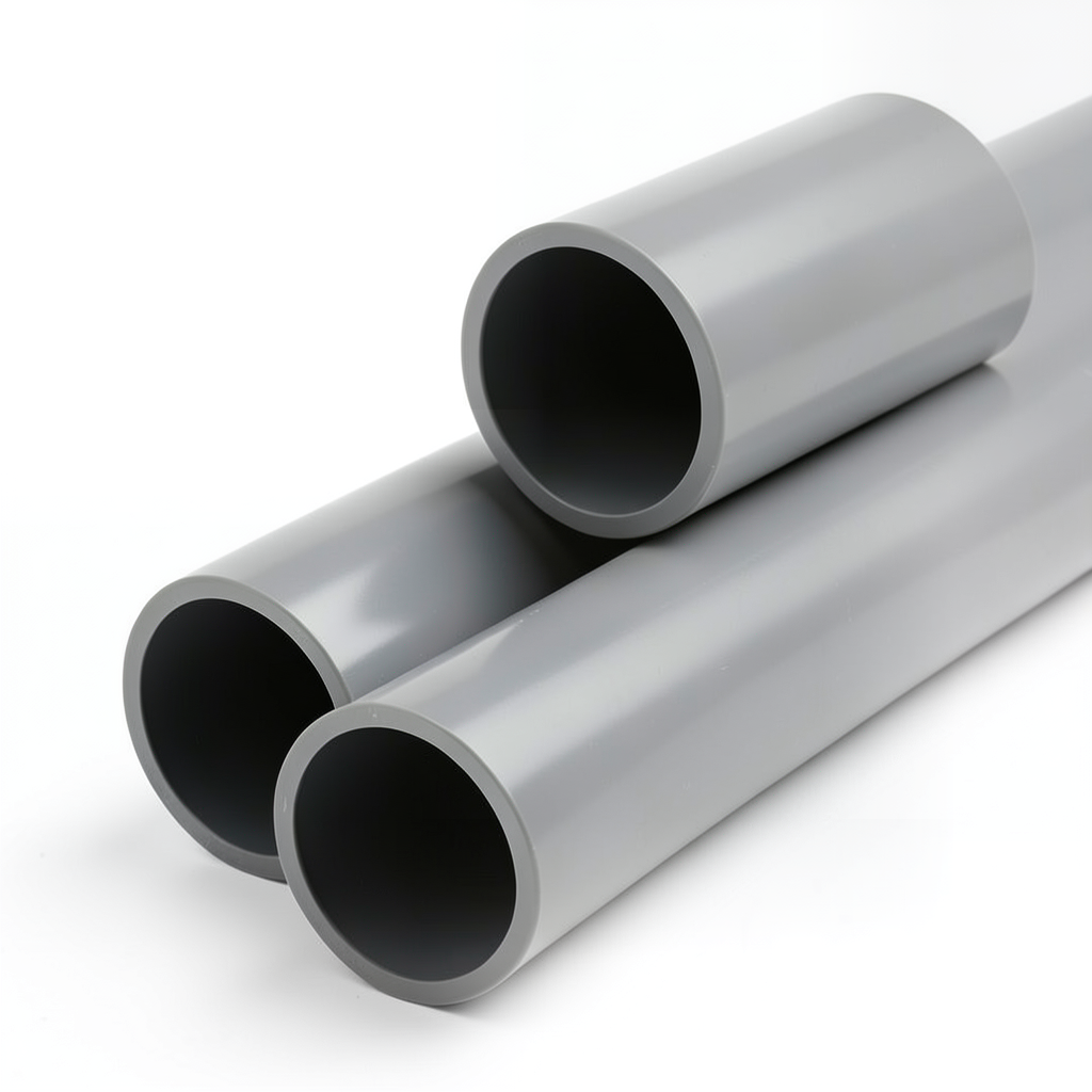 UPVC Pipe Class 5 Outside Diameter 110 mm Thickness 8.2 mm Gray Color
