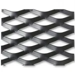 Hot Rolled Black Steel Expanded Metal Mesh Thickness 1.7 mm Width 1.22 m Length 4 m