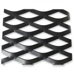 Hot Rolled Black Steel Expanded Metal Mesh Thickness 1.5 mm Width 1.22 m Length 5 m