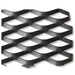 Hot Rolled Black Steel Expanded Metal Mesh Thickness 1.5 mm Width 1.22 m Length 6 m