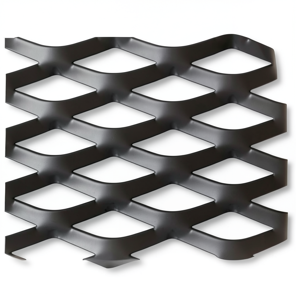 شبك حديد اسود بقلاوة وتد سمك 1.5 مم عرض 1.22 متر طول 6 متر