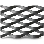Hot Rolled Black Steel Expanded Metal Mesh Thickness 1.7 mm Width 1.22 m Length 6 m