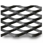 Hot Rolled Black Steel Expanded Metal Mesh Thickness 1.5 mm Width 1.22 m Length 7 m