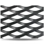 Hot Rolled Black Steel Expanded Metal Mesh Thickness 1.7 mm Width 1.22 m Length 7 m