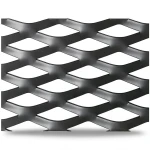 Hot Rolled Black Steel Expanded Metal Mesh Thickness 1.7 mm Width 1.22 m Length 1 m