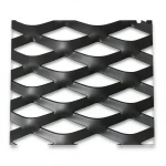 Hot Rolled Black Steel Expanded Metal Mesh Thickness 1.8 mm Width 1.22 m Length 1 m