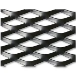 Hot Rolled Black Steel Expanded Metal Mesh Thickness 1.8 mm Width 1.22 m Length 2 m