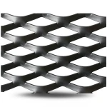 Hot Rolled Black Steel Expanded Metal Mesh Thickness 1.7 mm Width 1.22 m Length 4 m