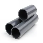 أنابيب بلاستيك UPVC ضغط 9 بار مقاس 2 1/2 إنش سماكة 3.5 مم لون رمادي غامق