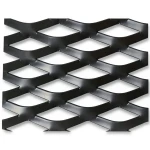 Hot Rolled Black Steel Expanded Metal Mesh Thickness 1.8 mm Width 1.22 m Length 3 m