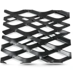 Hot Rolled Black Steel Expanded Metal Mesh Thickness 1.7 mm Width 1.22 m Length 5 m