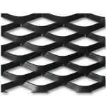 Hot Rolled Black Steel Expanded Metal Mesh Thickness 1.8 mm Width 1.22 m Length 5 m
