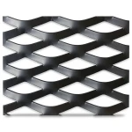 Hot Rolled Black Steel Expanded Metal Mesh Thickness 1.7 mm Width 1.22 m Length 6 m