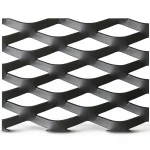 Hot Rolled Black Steel Expanded Metal Mesh Thickness 1.7 mm Width 1.22 m Length 7 m