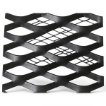 Hot Rolled Black Steel Expanded Metal Mesh 1.5 mm Thickness 4m Length 1.22m Width