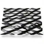 Hot Rolled Black Steel Expanded Metal Mesh Thickness 1.8 mm Width 1.22 m Length 1 m