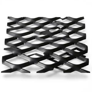 Hot Rolled Black Steel Expanded Metal Mesh Thickness 1.8 mm Width 1.22 m Length 1 m