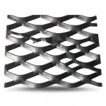 Hot Rolled Black Steel Expanded Metal Mesh Thickness 1.5 mm Width 1.22 m Length 5 m