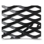 Hot Rolled Black Steel Expanded Metal Mesh Thickness 1.8 mm Width 1.22 m Length 2 m