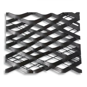 Hot Rolled Black Steel Expanded Metal Mesh Thickness 1.5 mm Width 1.22 m Length 6 m
