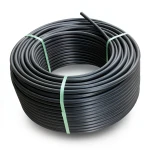 HDPE Plastic Coil Pipe Nominal Pressure 15.6 Bar PE 100 OD 20 mm SDR 9 Black