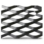 Hot Rolled Black Steel Expanded Metal Mesh Thickness 1.8 mm Width 1.22 m Length 4 m