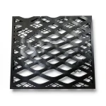 Hot Rolled Black Steel Expanded Metal Mesh Thickness 1.5 mm Width 1.22 m Length 7 m