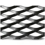 Hot Rolled Black Steel Expanded Metal Mesh Thickness 1.8 mm Width 1.22 m Length 5 m
