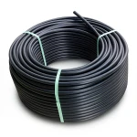 HDPE Plastic Coil Pipe PN 15.6 Bar PE 100 OD 32 mm SDR 9 Black