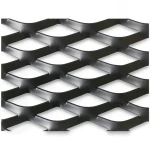 Hot Rolled Black Steel Expanded Metal Mesh Thickness 1.7 mm Width 1.22 m Length 1 m