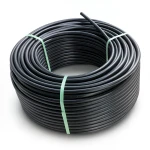 HDPE Plastic Coil Pipe Nominal Pressure 15.6 Bar PE 100 OD 50 mm SDR 9 Black