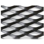 Hot Rolled Black Steel Expanded Metal Mesh Thickness 1.8 mm Width 1.22 m Length 6 m