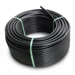 HDPE Plastic Coil Pipe Nominal Pressure 15.6 Bar PE 100, 63 mm SDR 9 Black