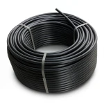 HDPE Plastic Coil Pipe PN 15.6 Bar PE 100 OD 75 mm SDR 9 Black