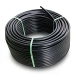 HDPE Plastic Coil Pipe PN 15.6 Bar PE 100, 90 mm Diameter, SDR 9 Black