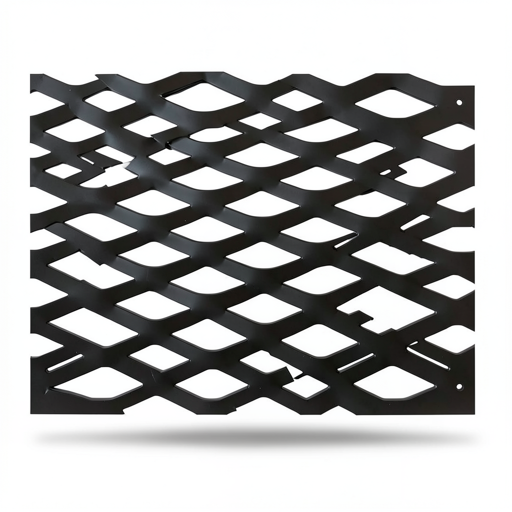 Hot Rolled Black Steel Expanded Metal Mesh Thickness 1.7 mm Width 1.22 m Length 3 m