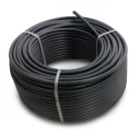 HDPE Plastic Coil Pipe PN 15.6 Bar PE 100 OD 140 mm SDR 9 Black