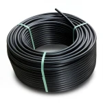 HDPE Plastic Coil Pipe Nominal Pressure 19.2 Bar PE 100 OD 20 mm SDR 7.4 Black