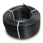 HDPE Plastic Coil Pipe PN 19.2 Bar PE 100 OD 25 mm SDR 7.4 Black