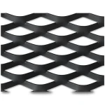 Hot Rolled Black Steel Expanded Metal Mesh Thickness 1.7 mm Width 1.22 m Length 6 m
