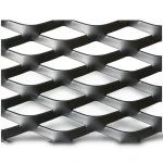 Hot Rolled Black Steel Expanded Metal Mesh Thickness 1.8 mm Width 1.22 m Length 2 m