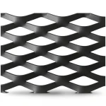 Hot Rolled Black Steel Expanded Metal Mesh Thickness 1.8 mm Width 1.22 m Length 3 m